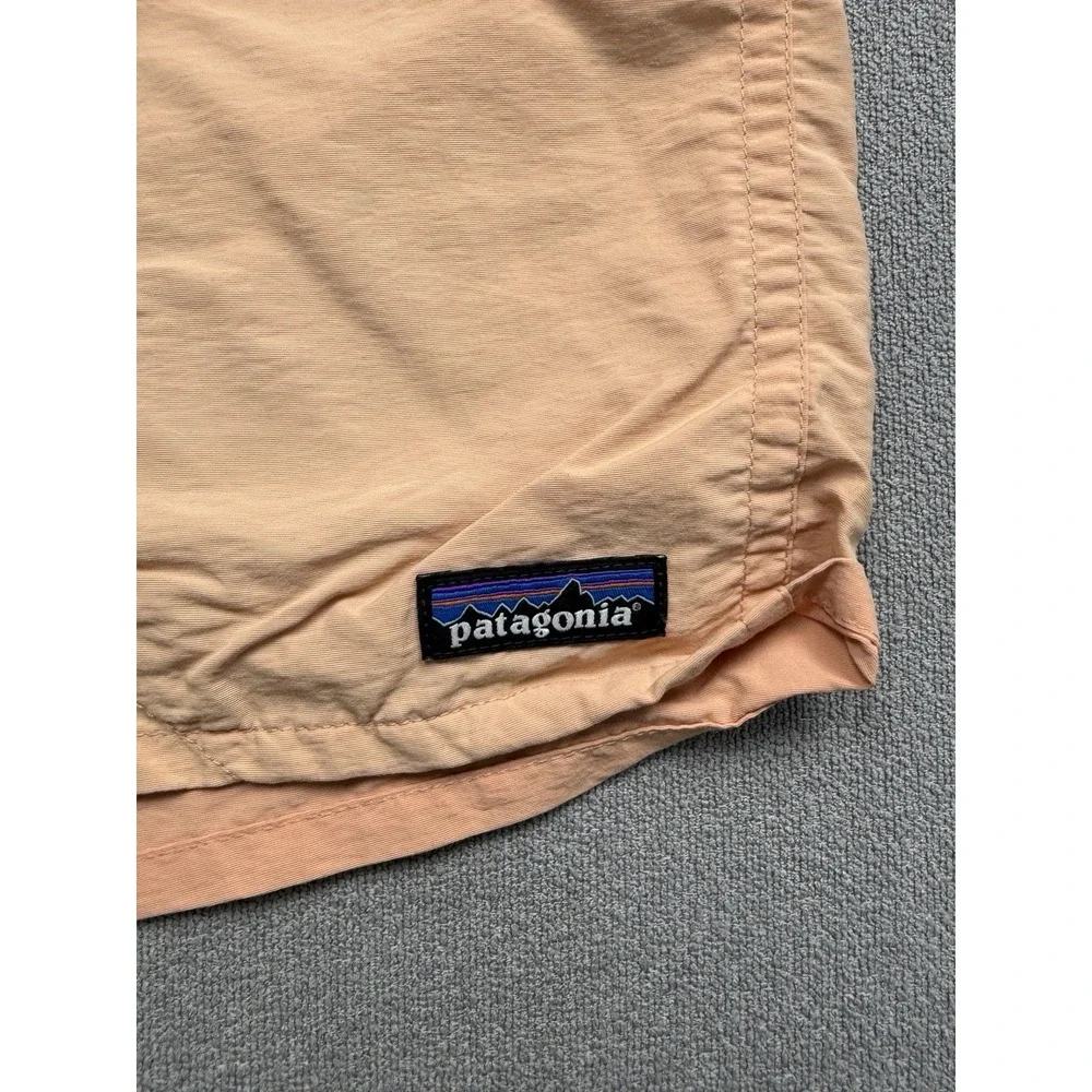 Patagonia Baggies 6 Inch Mens XL Peach Orange Outdoors Hiking Swimming Preppy